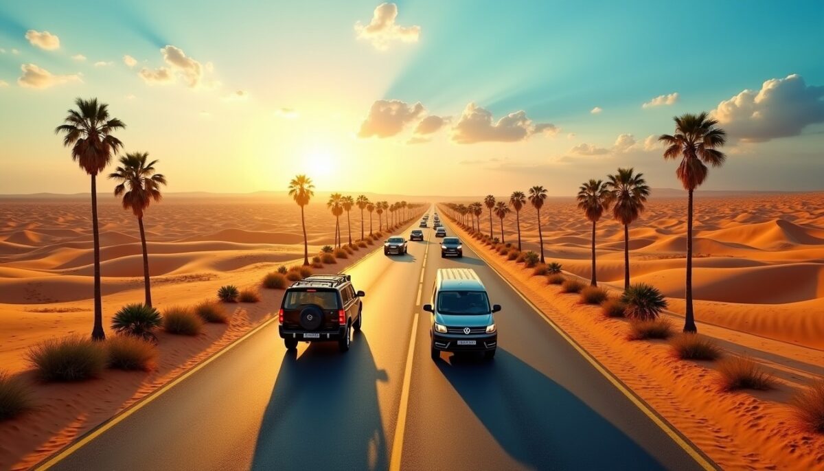 De Tunis à Douz : guide complet sur la distance, le temps de trajet et les options de transport idéales